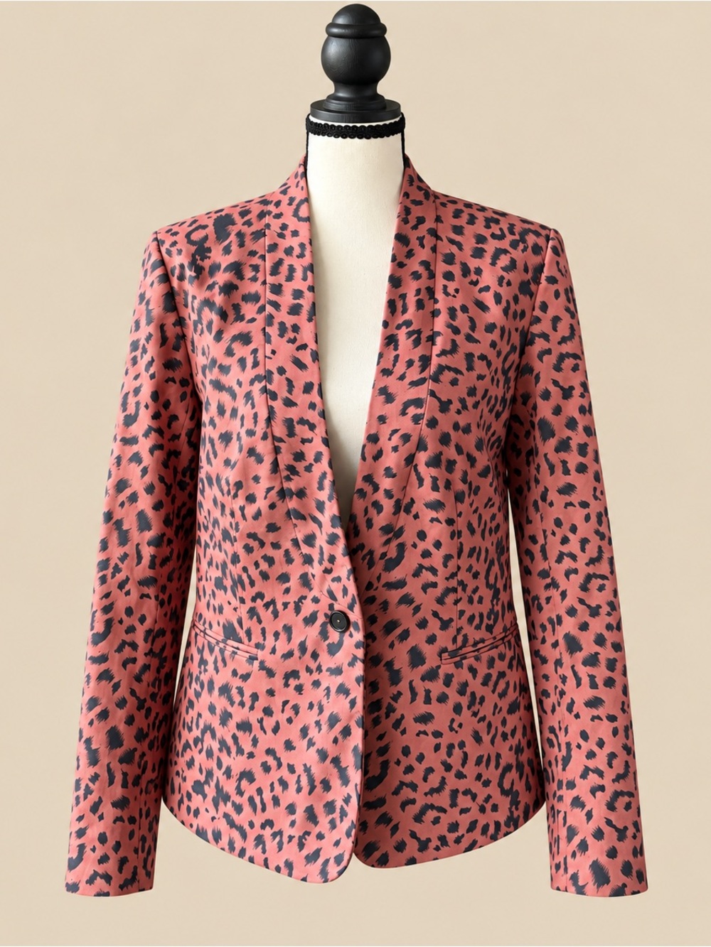 Leopard Print Fitted Blazer Scotch & Soda M